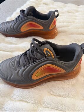 Nike Air Max Gray and Orange